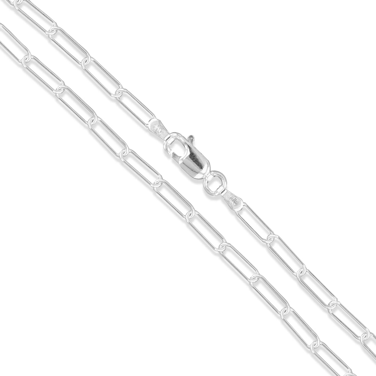 Sterling Silver Bulk / Spooled Round Foxtail Chain in Sterling Silver (1.60 mm - 3.20 mm) Sterling Silver / 3.20 mm