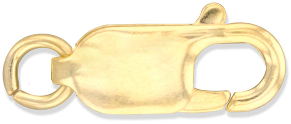 Lobster Claw Clasp – Gold Plated – 13mm - Sterling Silver