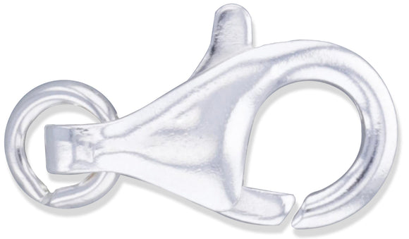 Pear Lobster Clasp – 16mm - Sterling Silver