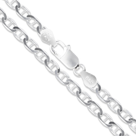 Marina 150 - 6.4mm - Sterling Silver Marina Chain Necklace