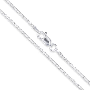 Foxtail 100 - 1.2mm - Sterling Silver Foxtail Chain Necklace