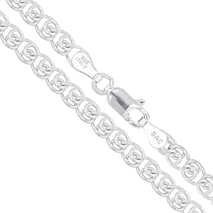 Love 070 - 4.8mm - Sterling Silver Love Chain Necklace