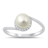 Sterling Silver Freshwater Pearl Ring