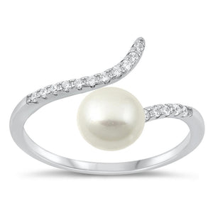 Sterling Silver Freshwater Pearl Ring