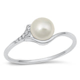 Sterling Silver Freshwater Pearl Ring