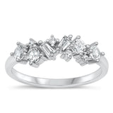 Sterling Silver White CZ Ring