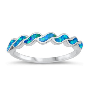 Elegant Modern Swirl Ring New .925 Sterling Silver Band Sizes 4-10