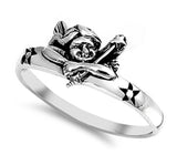 Mystical Fairy Star Angel Wand Cute Ring New 925 Sterling Silver Band Sizes 4-10