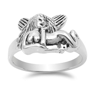 Fairy Winged Mystical Ring New .925 Sterling Silver Band Sizes 4-9