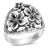 Sterling Silver Flower Ring