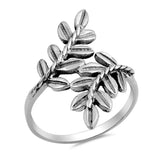 Leaf Branch Beautiful Nature Ring New .925 Sterling Silver Tree Band Sizes 5-10