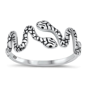 Snake Animal Wrap Thumb Ring New .925 Sterling Silver Band Sizes 4-10