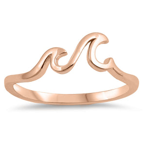 Sterling Silver Wave Ring