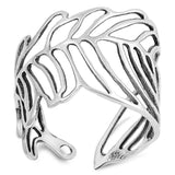 Sterling Silver Leaf Ring