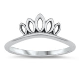 Beautiful Cutout Tiara Ring New .925 Sterling Silver Band Sizes 4-10