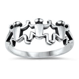 Unique Frog Animal Ring New .925 Sterling Silver Band Sizes 4-10