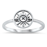 Compass Sun Gipsy Wholesale Ring New .925 Solid Sterling Silver Band Sizes 4-10