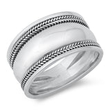 Promise Ring New .925 Sterling Silver Band Sizes 6-12