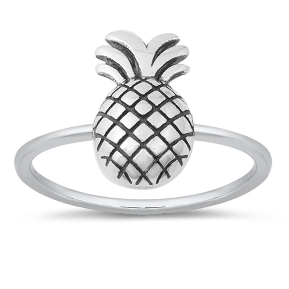 Sterling Silver Pineapple Ring