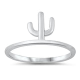 Classic Cactus Beautiful Ring New .925 Solid Sterling Silver Band Sizes 4-10