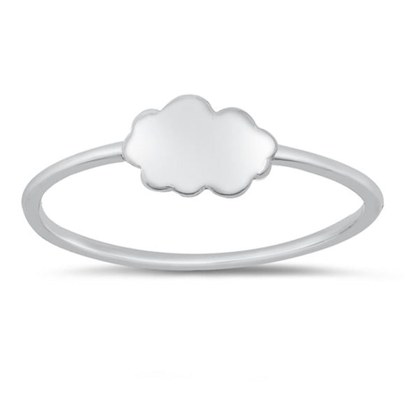 Perfect Cloud Cute Ring New .925 Solid Sterling Silver Band Sizes 4-10