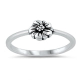 Cute Tropical Flower Hibiscus Ring New .925 Sterling Silver Band Sizes 4-10