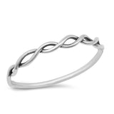 Spiral Weave Knot Rope Twist Ring New .925 Sterling Silver Band Sizes 3-10