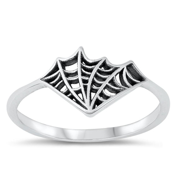 Spiderweb Cobweb Wholesale Web Ring New .925 Sterling Silver Band Sizes 4-10