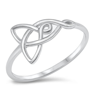 Celtic Symbol Knot Unity Wholesale Ring New .925 Sterling Silver Band Sizes 4-10