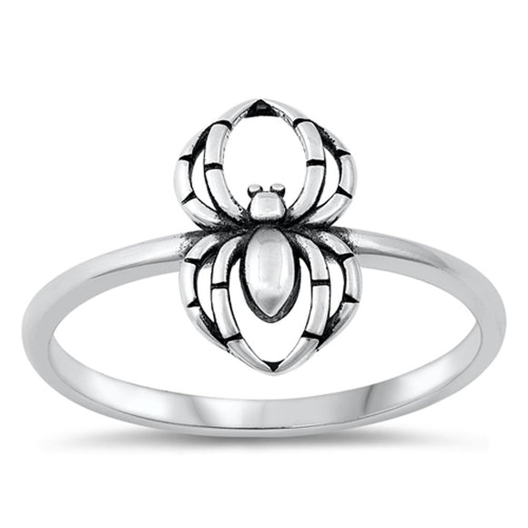 Spider Creativity Wealth Beautiful Ring .925 Sterling Silver Band Sizes 4-10