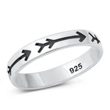 Arrow Struggle Triumph Beautiful Ring New .925 Sterling Silver Band Sizes 4-10