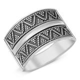 Thick Bali Rope Design Beautiful Ring New .925 Sterling Silver Band Sizes 6-9