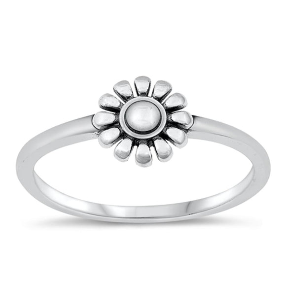 Sun Daisy Flower Love Wholesale Ring New .925 Sterling Silver Band Sizes 4-10