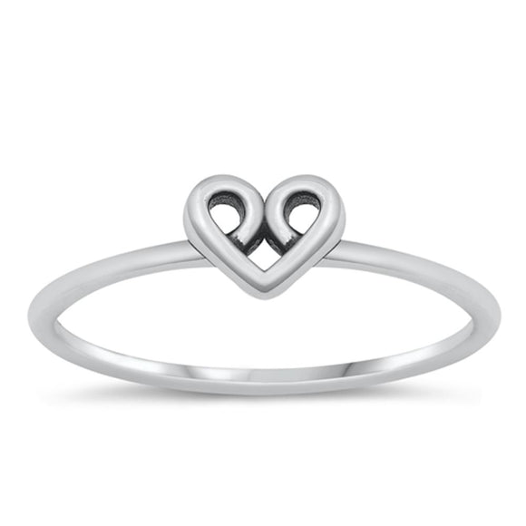 Celtic Knot Heart Love Wholesale Ring New .925 Sterling Silver Band Sizes 4-10