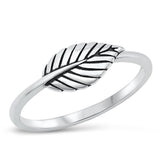 Leaf Me Alone Fashion Independence Ring New .925 Sterling Silver Band Sizes 4-10