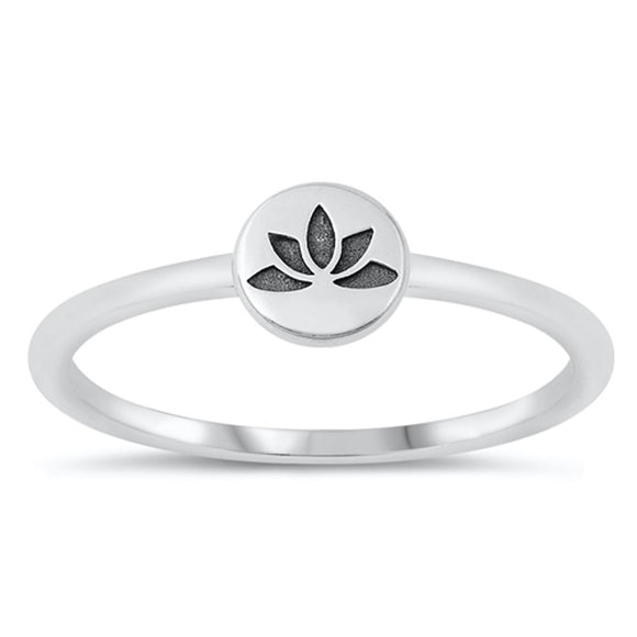 Sterling Silver Flower Ring