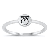 Sterling Silver Owl Ring