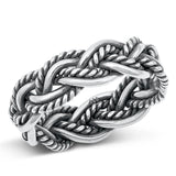 Sterling Silver Weave Ring