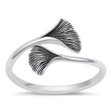 Sterling Silver Adjustable Fish Tail Ring