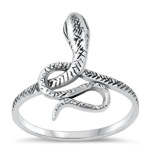 Sterling Silver Snake Ring