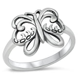 Sterling Silver Butterfly Ring