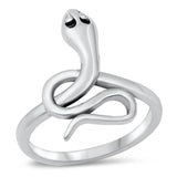 Sterling Silver Snake Ring