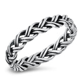 Sterling Silver Braided Ring