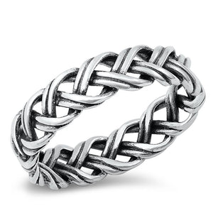 Sterling Silver Braided Ring