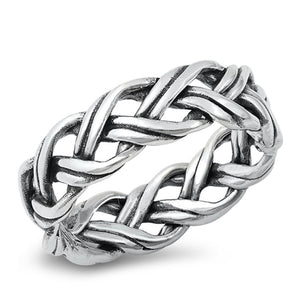 Sterling Silver Braided Ring