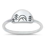 Nature Scene Outdoor Wholesale Ring New .925 Sterling Silver Band Sizes 4-10