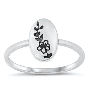 Sterling Silver Flower Ring