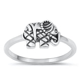 Sterling Silver Elephant Ring