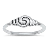 Sterling Silver Spiral Ring