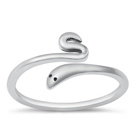 Sterling Silver Adjustable Snake Ring